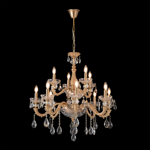 Люстра Crystal Lux ELIZABETH SP8+4 BRASS фото 4 Люстра Crystal Lux ELIZABETH SP8+4 BRASS фото 4